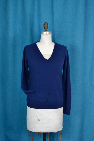 Pullover V cashmere-lana