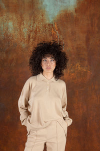 Polo OVER misto cashmere
